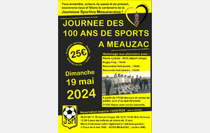 la JSM (club de football de Meauzac) fête ses 100 ans