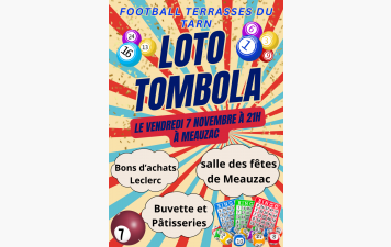 Loto / Tombola le Vendredi 7 Novembre à Meauzac
