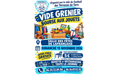 Vide grenier - bourse aux jouets